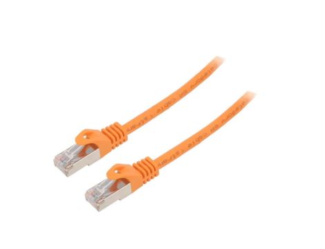 PP6A-LSZHCU-O-10M Patch cord S/FTP 6a drut Cu LSZH pomarańczowy 10m 27AWG