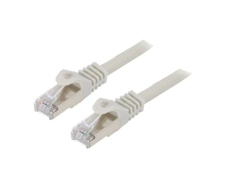 PP6A-LSZHCU-10M Patch cord S/FTP 6a drut Cu LSZH szary 10m 27AWG Cablexpert