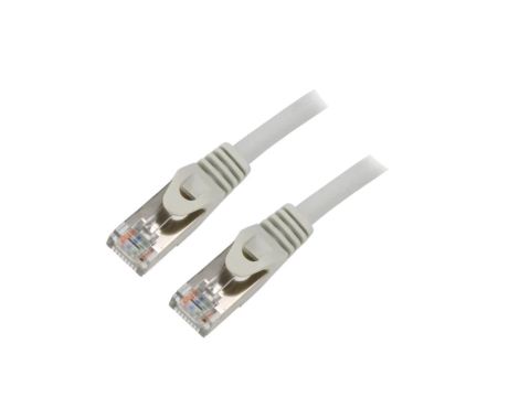 PP6A-LSZHCU-25M Patch cord S/FTP 6a drut Cu LSZH szary 25m 27AWG Cablexpert