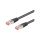 S/FTP6A-CU-100BK Patch cord S/FTP 6a linka Cu LSZH czarny 10m 27AWG