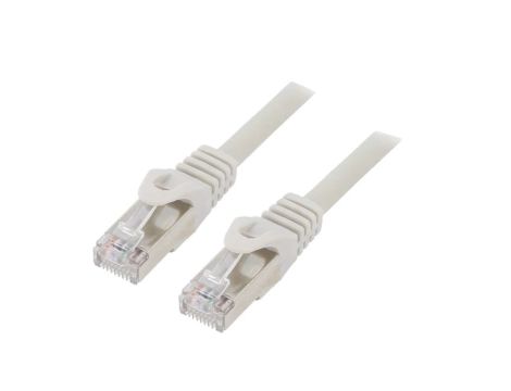 PP6A-LSZHCU-5M Patch cord S/FTP 6a drut Cu LSZH szary 5m 27AWG Øprzew: 5,8mm