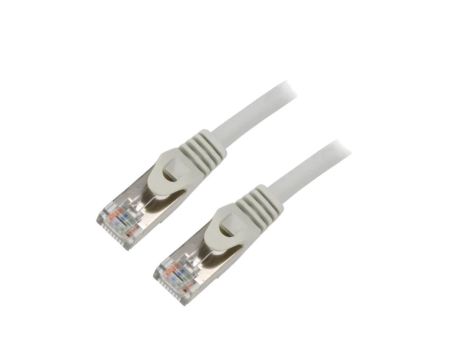 PP6A-LSZHCU-7.5M Patch cord S/FTP 6a drut Cu LSZH szary 7,5m 27AWG Cablexpert