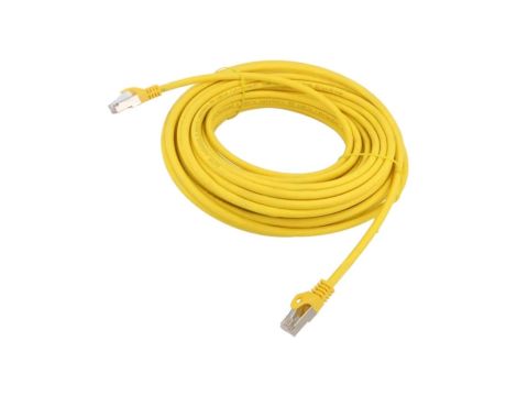 PP6A-LSZHCU-Y-20M Patch cord S/FTP 6a drut Cu LSZH żółty 20m 27AWG Cablexpert