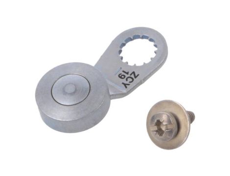 ZCY19 Głowica napędowa, dźwignia R 34.4mm. rolka metalowa Ø19mm