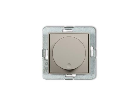 ICON Mechanizm elektronicznego regulatora oświetlenia przyciskowo-obrotowego do lamp LED taupe 60IRO-2