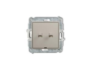 MINI Mechanizm łącznika świecznikowego w stylu amerykańskim taupe 60MWPUS-2