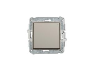 MINI Mechanizm łącznika zwiernego, jednobiegunowego (jeden klawisz bez piktogramu) taupe 60MWP-4.1