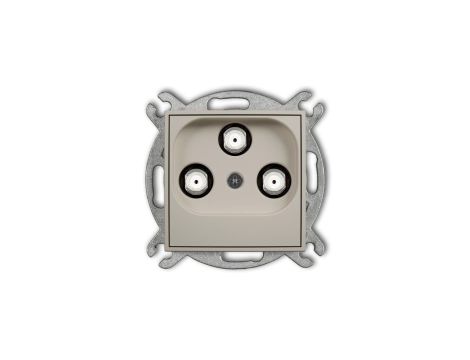 MINI Mechanizm gniazda multimedialnego 3F DATA (Vectra) taupe 60MGMV