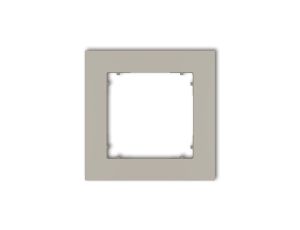 MINI Ramka uniwersalna pojedyncza kwadratowa z tworzywa taupe 60MR-1