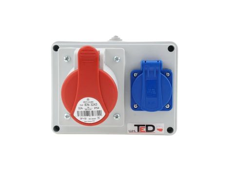 Rozdzielnica budowlana RS-06 32A/4P + Gs 230V 06.324