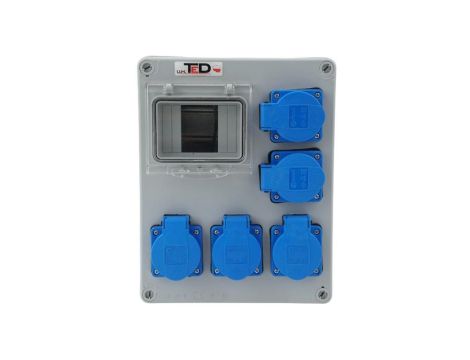 Rozdzielnica budowlana Jura 5Gs 230V 01.104