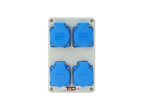 Rozdzielnica budowlana BIWAK 4Gs 230V 02.023