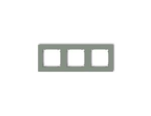 MINI Ramka uniwersalna potrójna kwadratowa z tworzywa szałwiowy 61MR-3
