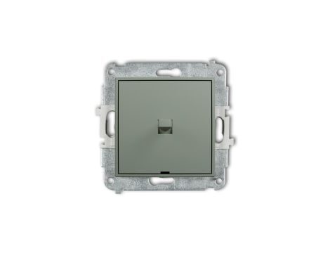 MINI Mechanizm łącznika zwiernego, jednobiegunowego w stylu amerykańskim (jeden klawisz bez piktogramu) szałwiowy 61MWPUS-4.1