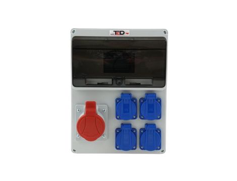 Rozdzielnica budowlana 11M PERLIT 16A/5P + 4Gs 230V 04.149