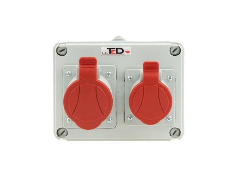 Rozdzielnica budowlana RS-05 32A/5P + 16A/5P 05.014