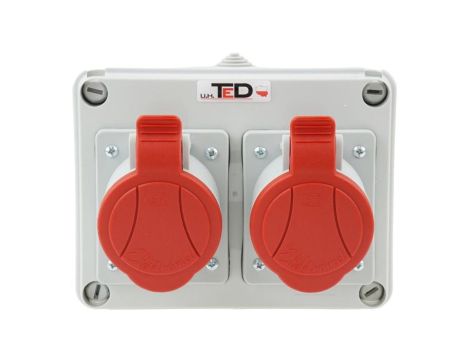 Rozdzielnica budowlana RS-05 2x32A/5P 400V 05.013