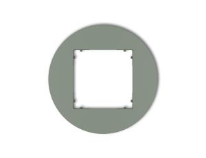 MINI Ramka uniwersalna pojedyncza okrągła z tworzywa szałwiowy 61MRTO-1