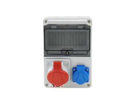 Rozdzielnica budowlana Mak 7M 16A/5P + Gs 230V 02.062