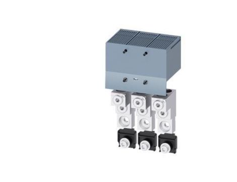 Przyłącza tunelowe do podłączenia 2 przewodów Cu/Al z zaciskiem pomocniczym z osłoną 2x70-300mm2 3P do 3VA13/14/23/24 3VA9403-0J