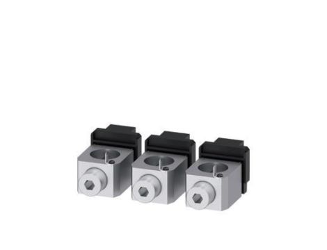 Zaciski przewodu okrągłego Cu/Al 3P z zaciskiem pomocniczym przewód 50-300mm2 do 3VA13/14/23/24 3VA9383-0JG13