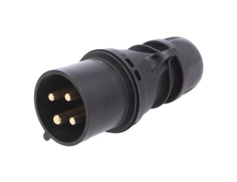 024-6X Złącze zasilające 3-fazowe AC, wtyk męski, 32A/400VAC, IP44