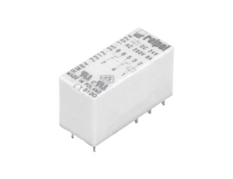 RM84-2312-35-1024 Przekaźnik: elektromagnetyczny DPDT Ucewki: 24VDC 8A 8A/250VAC