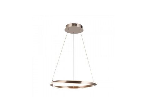 Lampa wisząca GIRONA kolor piaskowy/nikiel metal/aluminium, tworzywo sztuczne, LED 3000 Lm 3000K IP20 MD9190-1S-3NT Zuma Line