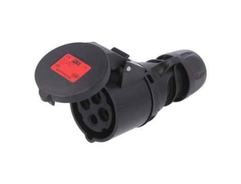 214-6X Złącze zasilające 3-fazowe AC, wtyk żeński, 16A/400VAC, IP44