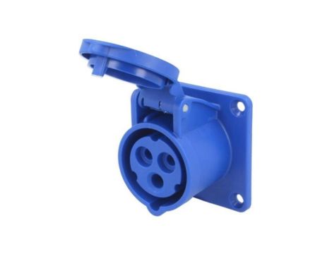 313-6 Złącze zasilające AC, gniazdo żeńskie, 16A/230VAC