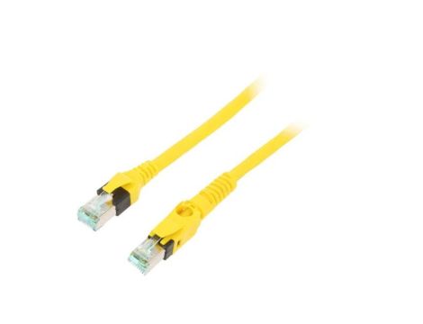 09488447745030 Patch cord S/FTP 6a linka Cu PUR żółty 3m 27AWG Żyły: 8