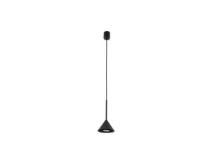 Lampa wisząca czarny stożek średnica 12cm CONO BLACK MINI 1 10304 TK Lighting