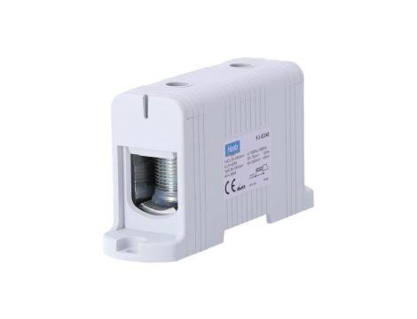 Blok rozdzielczy odgałęźny Al/Cu 35-240mm2 (max. 240mm2) na szynę TH35 szary FJ-E240 HEDO