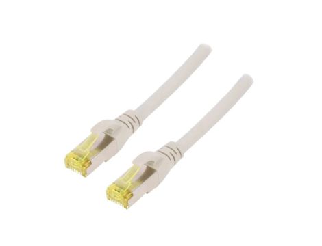 DK-1644-A-100 Patch cord S/FTP 6a linka Cu LSZH szary 10m 26AWG