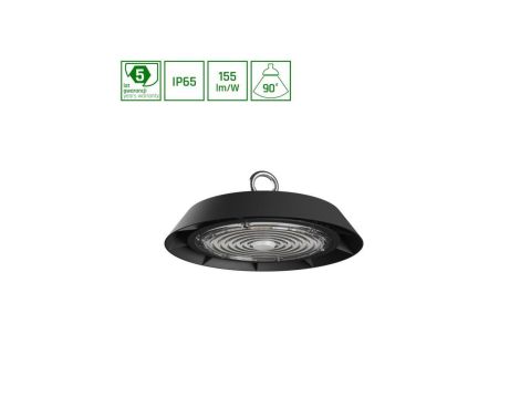 Oprawa PLATEO 3 HIGH BAY 100W NW 230V 90ST IP65 IK09 250X120MM CZARNY 5 LAT GW. 1-10V