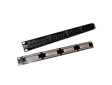 Patch panel UTP kat.5e 24 porty LSA 1U ALANTEC - ALANTEC