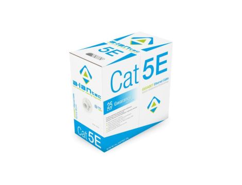 Kabel F/UTP typu linka kat.5e PVC 4x2x26/7AWG 305m szara ALANTEC - ALANTEC