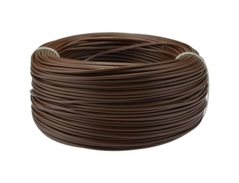 Przewód instalacyjny H07V-K / LgY 1,5 750V brązowy linka giętka Elektrokabel 50m