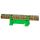 Listwa zaciskowa 15-polowa 10mm2 TH35 zielona LZ-15G