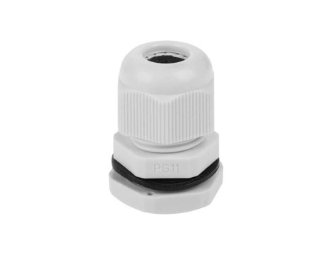 Dławnica kablowa 5,5-10mm IP67 gwint calowy jasnoszara PG11