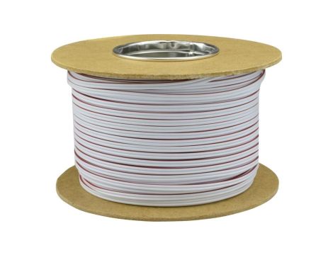 Przewód głośnikowy SMYp 2x1,5 biały CU miedź Elektrokabel 500m