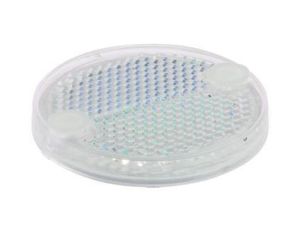 AO98C857 Akcesoria Optyczne, odbłyśnik, Ø64mm 7,8 wysokości, otwór na śrubę, 2xØ6,5mm