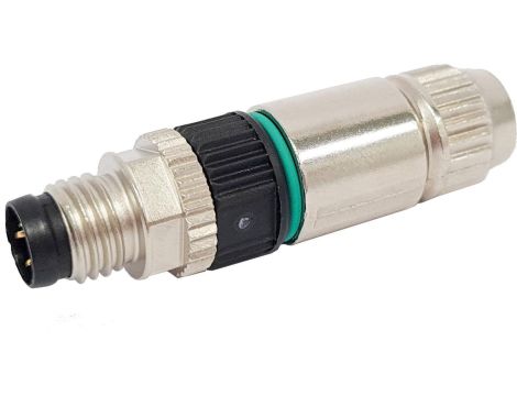 VK003T78 Złącze kablowe, proste, do samodzielnego montażu, szybkozłącze, Ø1,9-3,5mm, 2A, 32V, -40-85C, wtyk M8 3-pin, IP67