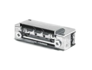 Elektrozaczep Hartte XS12UP-C wąski z pamięcią i wyślizgiem 12V AC/DC