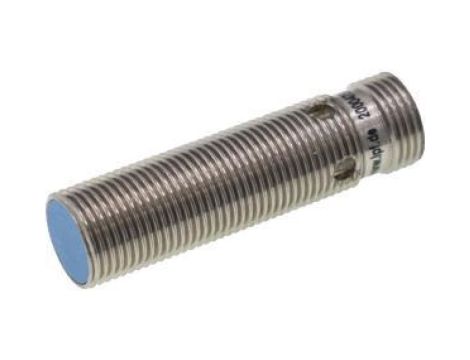 IB12012C Czujnik indukcyjny, M12x1, podtynkowy, złącze wtykowe M12, wykonany z mosiądzu niklowanego