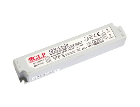 GPV-12-24 Zasilacz LED 12W 24V/0.5A IP67 hermetyczny
