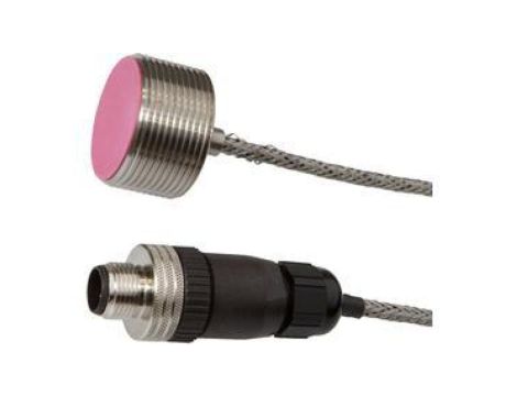 IB30E094 Czujnik indukcyjny, M30x1.5, podtynkowy, złącze kablowe M12 3-pin 12m PTFE z oplotem VA