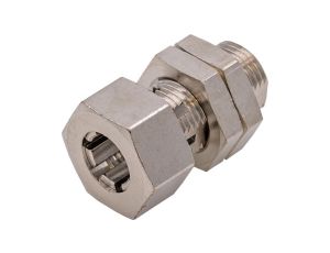 AY000176 Akcesoria czujników, tuleja zaciskowa, M12x1 28long, mosiądz biały brąz