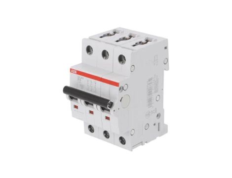 SZ203-B6 Wyłącznik nadprądowy 400VAC Iznam: 6A Bieguny: 3 na szynę DIN