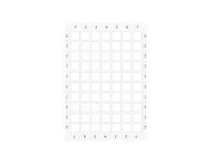 Etykiety samoprzylepne do druku laserowego 22x22 mm 10 arkuszy A4 700 etykiety białe na obudowy SIRIUS ACT 3SU1900-0BM61-0AA0